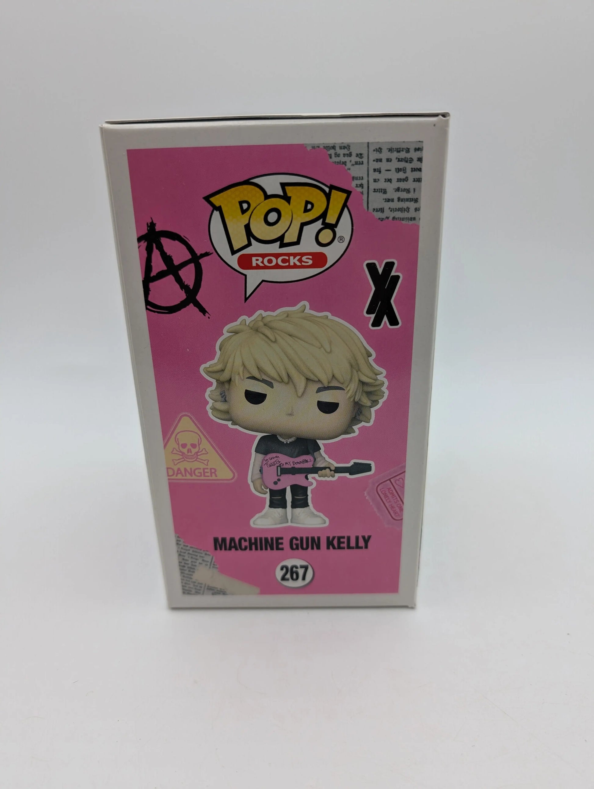 Machine Gun Kelly MGK Tickets to My Downfall POP! Rocks #267 Vinyl Figur Funko FRENLY BRICKS - Open 7 Days