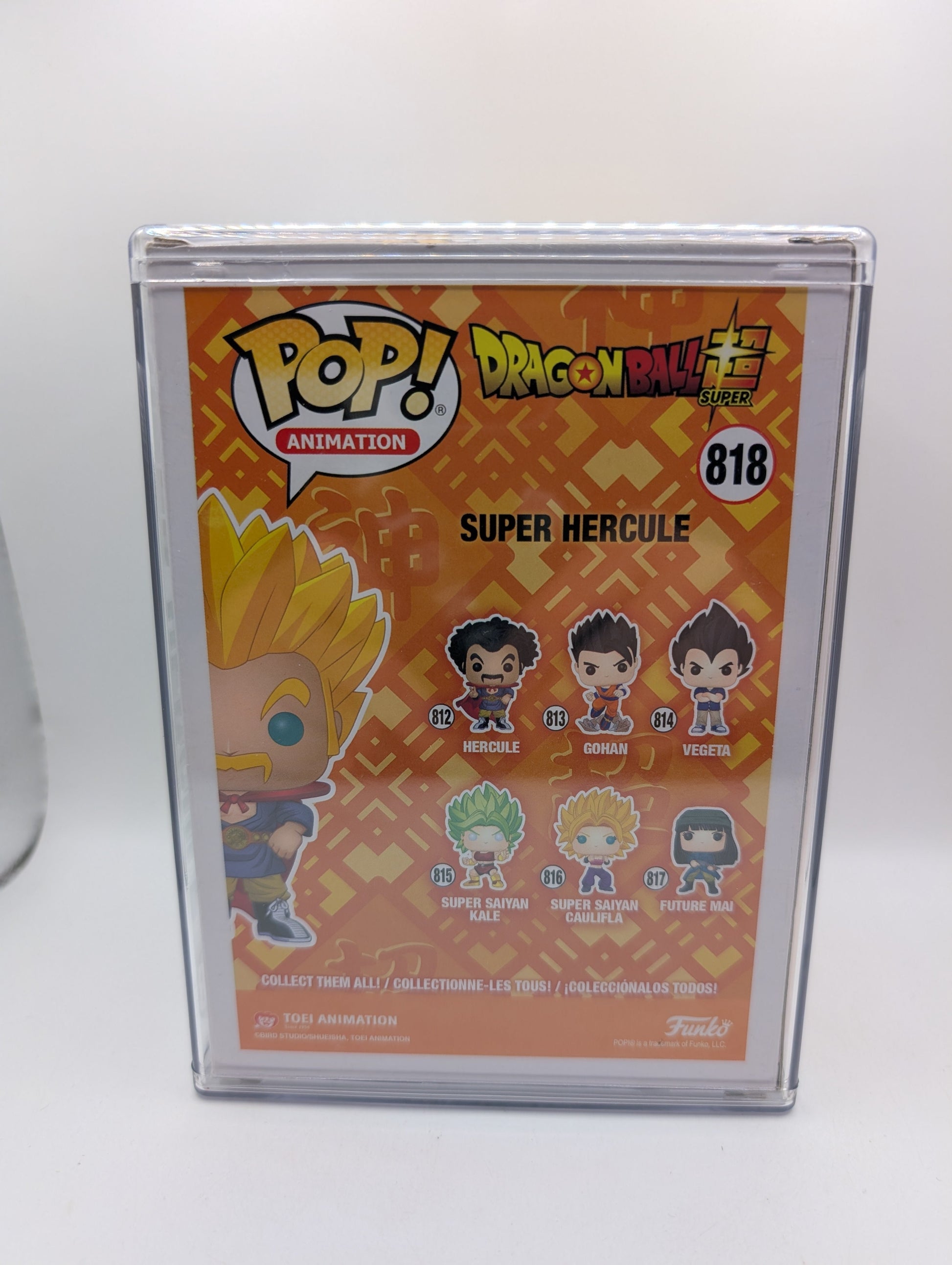 Funko Pop! Dragon Ball Super Hercule #818 GITD SIGNED Chris Rager In Protector FRENLY BRICKS - Open 7 Days
