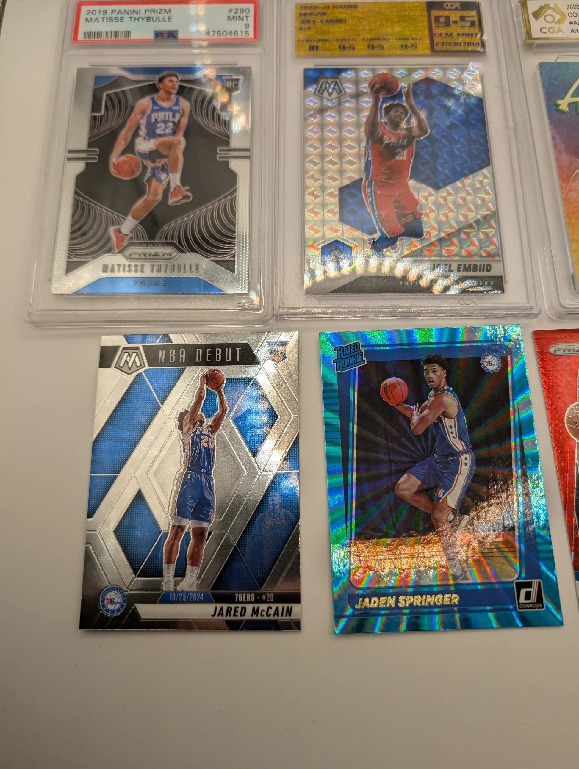 Philadelphia 76ers NBA Basketball Card Lot, Rookies, Patch, Auto, Joel Embiid FRENLY BRICKS - Open 7 Days