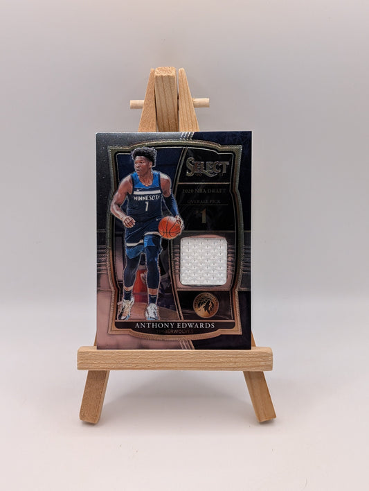 2020-21 Panini Select Basketball Rookie Relic #DS-EDW Anthony Edwards FRENLY BRICKS - Open 7 Days