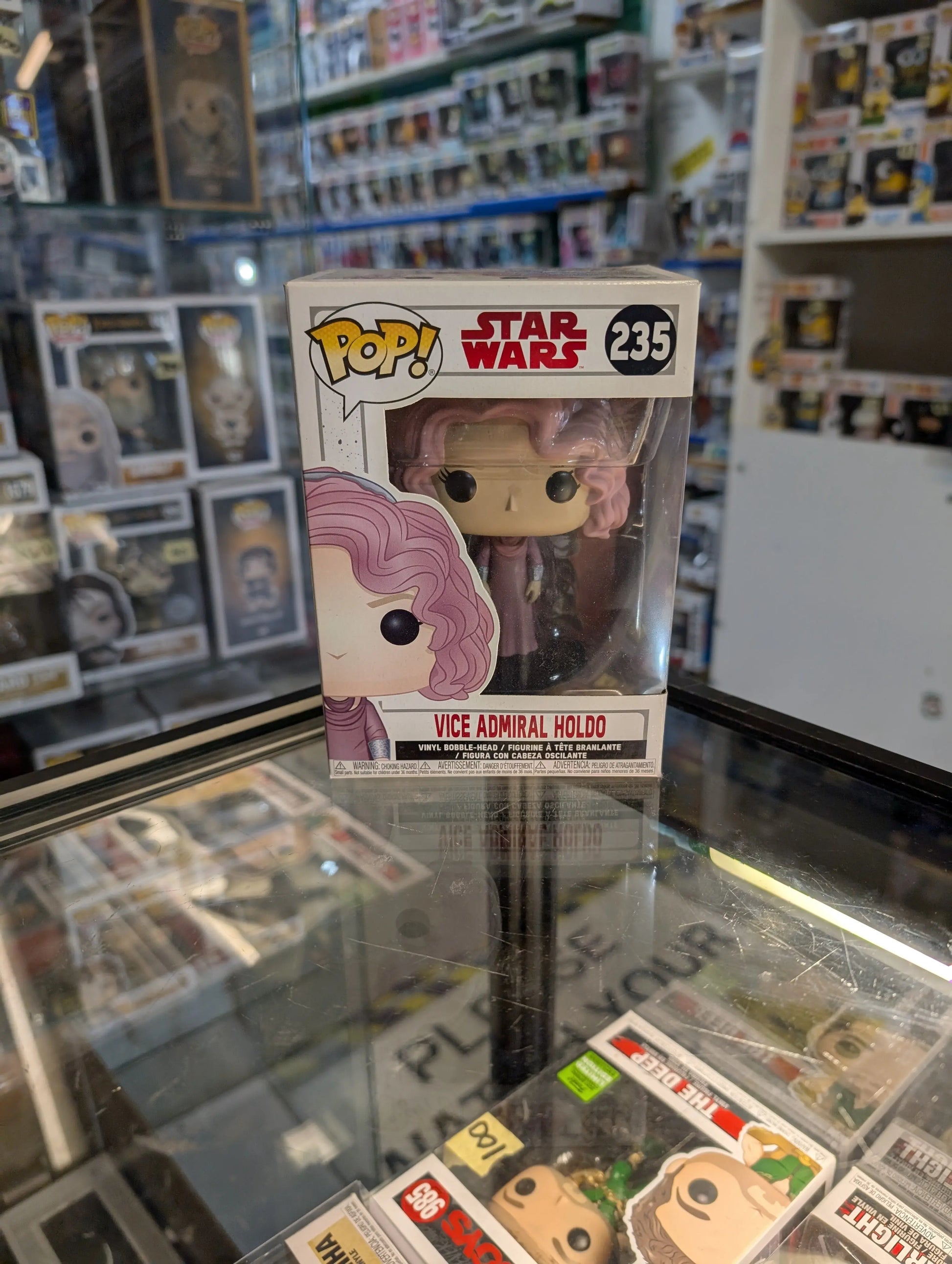 FUNKO Pop Vinyl Vice Admiral Holdo #235 FRENLY BRICKS - Open 7 Days