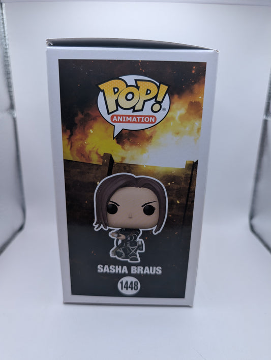 Sasha Braus Pop 1448 - Attack on Ttian Funko Pop! 2023 FRENLY BRICKS - Open 7 Days