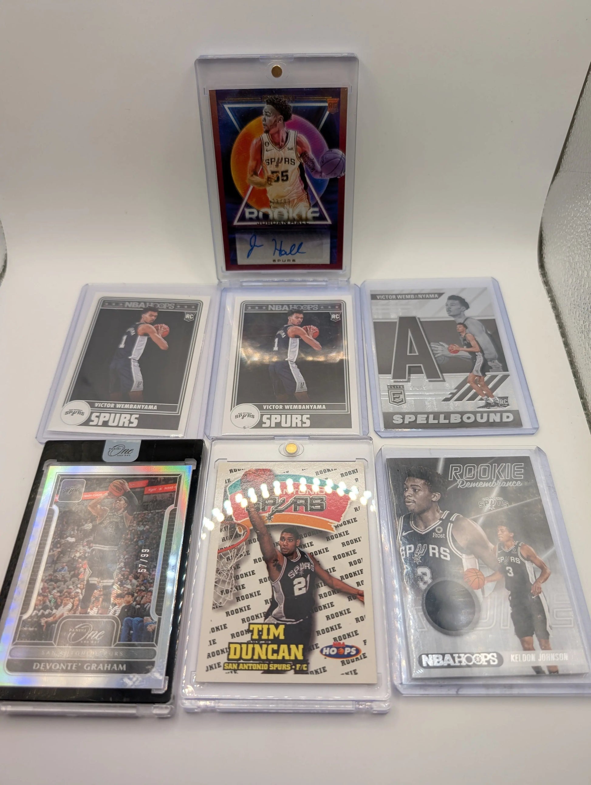San Antonio Spurs NBA Basketball Card Lot, Rookies, Patch, Auto, Victor Wembanyama FRENLY BRICKS - Open 7 Days
