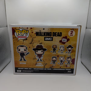 Funko Pop! The Walking Dead: Negan and Carl Grimes 2 Pack FRENLY BRICKS - Open 7 Days