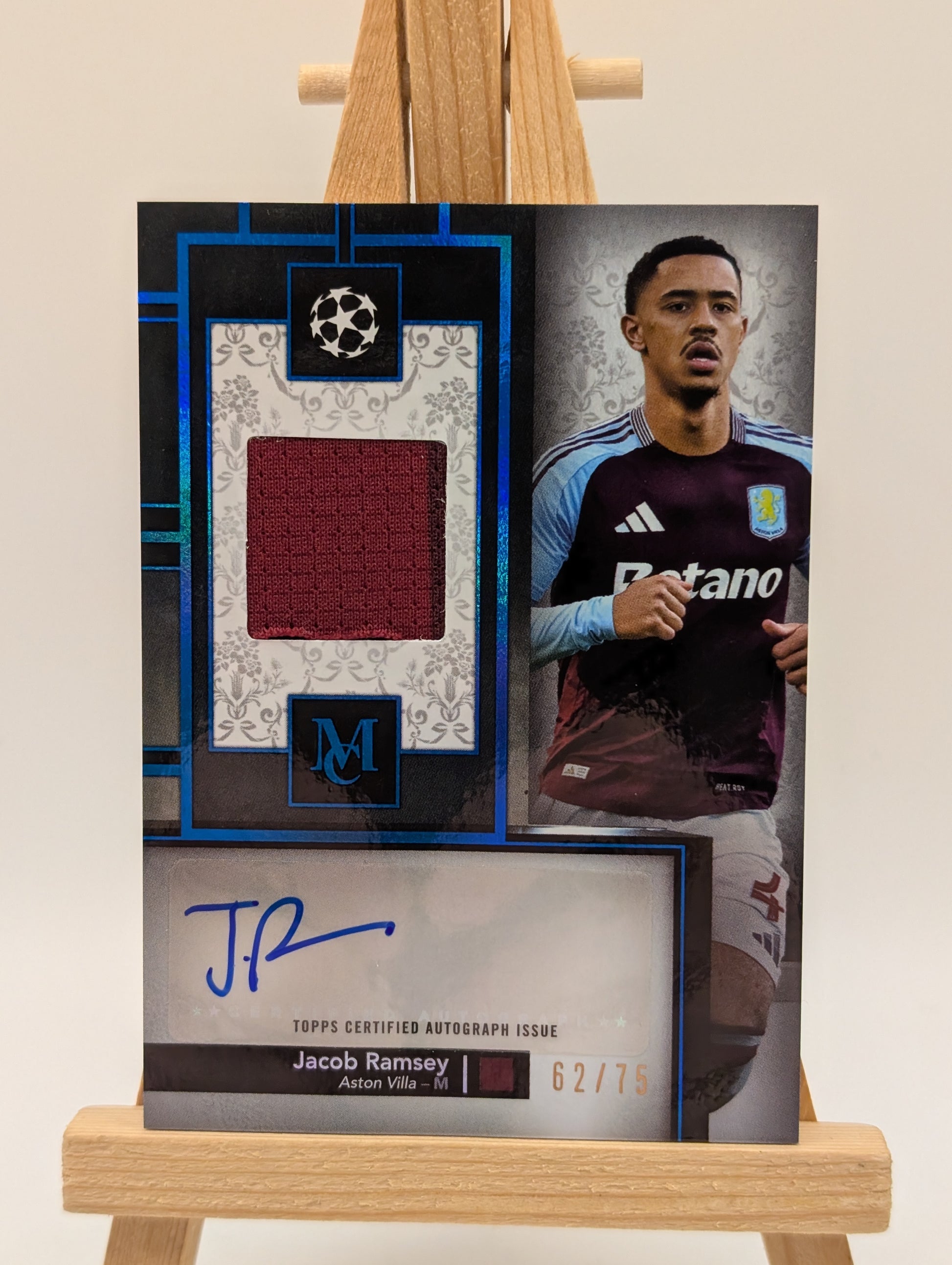 Jacob Ramsey 2024-25 Topps Museum Collcetion UCC Auto Relic #MAR-JR /75