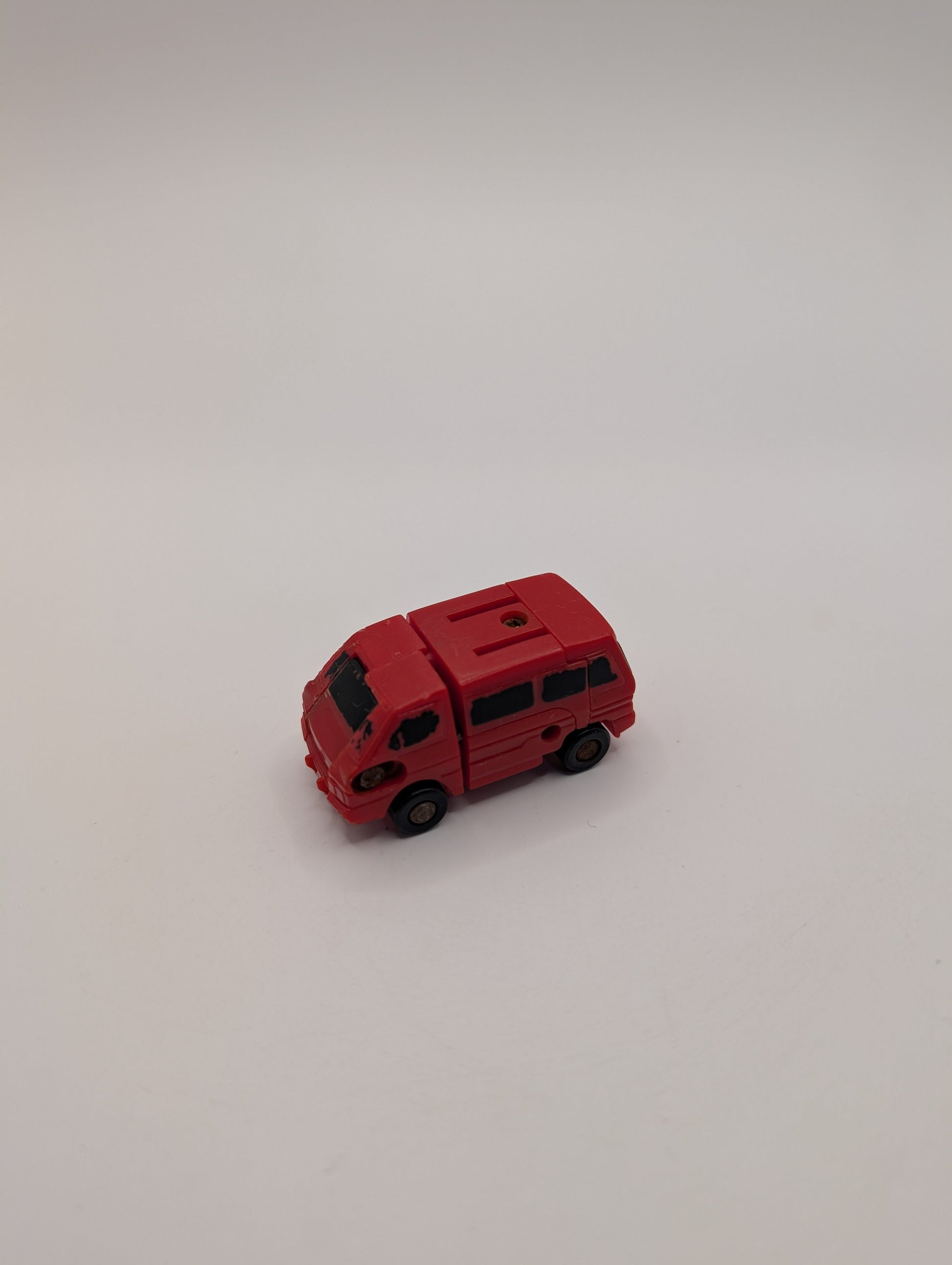 Vtg 1989 Transformers G1 Red Tote Minicar Figure Micromasters Off Road Patrol FRENLY BRICKS - Open 7 Days