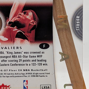 2006-07 Fleer EX #6 LeBron James FRENLY BRICKS - Open 7 Days