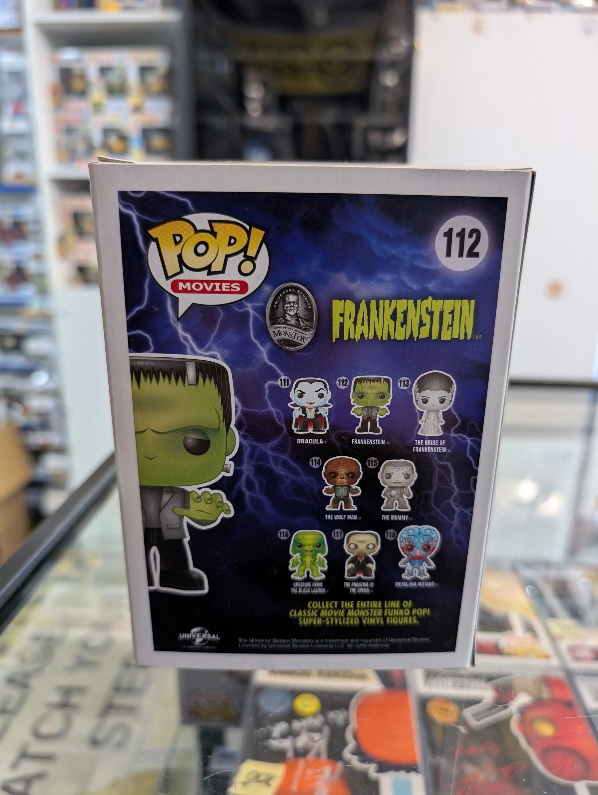 Funko Pop! Vinyl: Universal Monsters - Frankenstein's Monster #112 FRENLY BRICKS - Open 7 Days