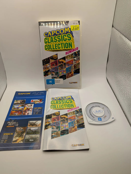 PSP UMD Game - Capcom Classics Collection - Remixed Tested FRENLY BRICKS - Open 7 Days