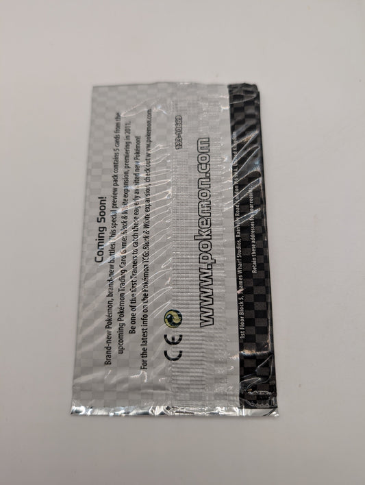 Pokemon TCG - Black & White Preview Booster Pack 2011 New Sealed FRENLY BRICKS - Open 7 Days