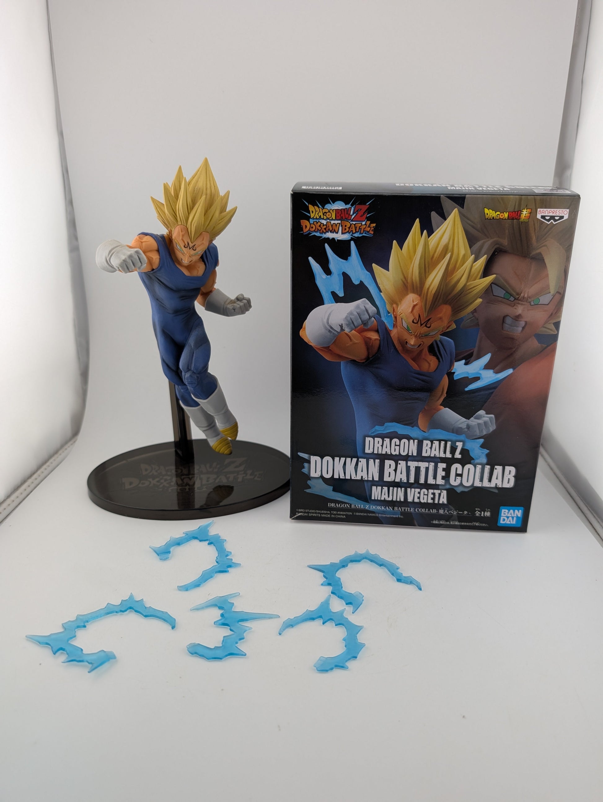DRAGONBALL DOKKAN BATTLE COLLAB Majin Vegeta Figure Banpresto exdisplay FRENLY BRICKS - Open 7 Days