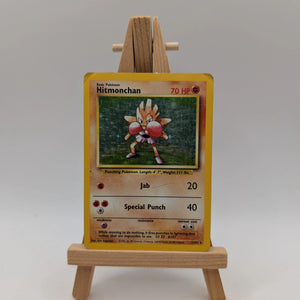 Pokémon TCG Hitmonchan Base Set 7/102 Holo Unlimited Holo Rare HP FRENLY BRICKS - Open 7 Days