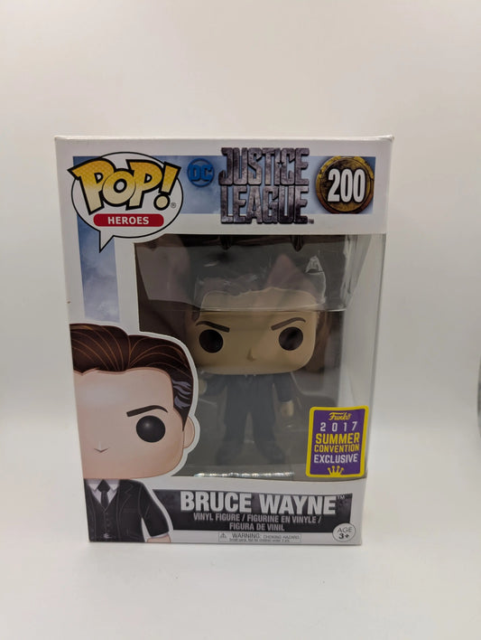 Bruce Wayne #200 DC Justice League Funko Pop Vinyl 2017 FRENLY BRICKS - Open 7 Days