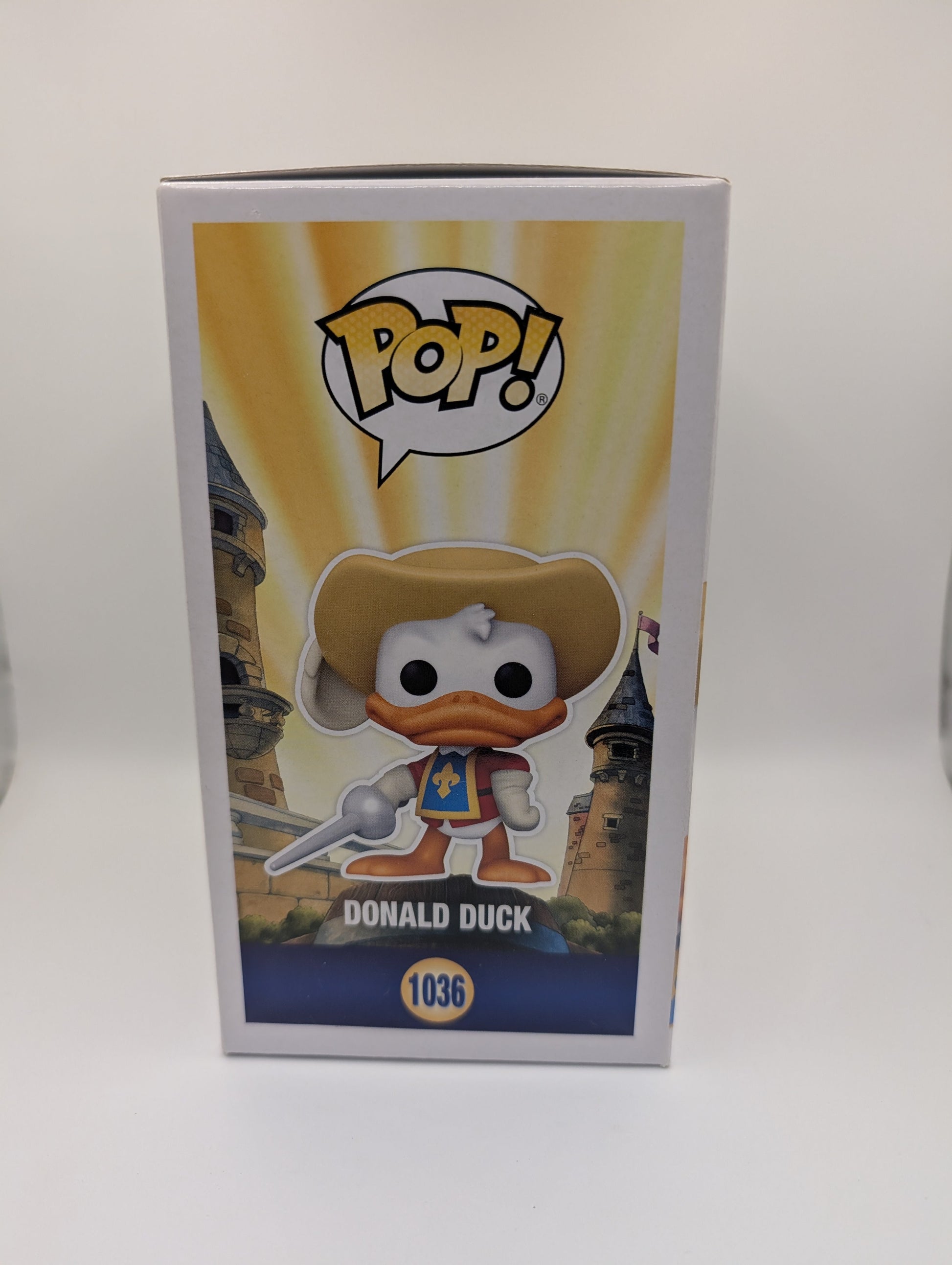Donald Duck Pop 1036 - Disney Three Musketeers Funko Pop! - 2021 Wonderous Conv FRENLY BRICKS - Open 7 Days