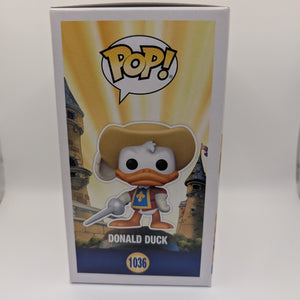 Donald Duck Pop 1036 - Disney Three Musketeers Funko Pop! - 2021 Wonderous Conv FRENLY BRICKS - Open 7 Days
