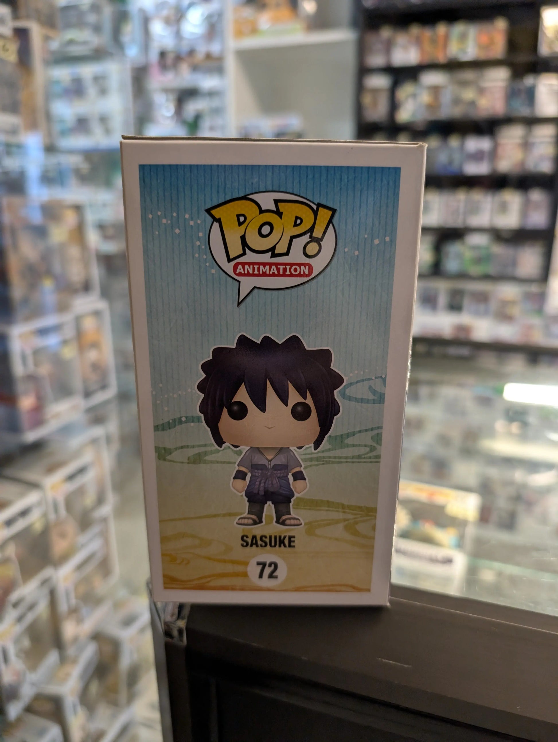 Animation Funko Pop - Sasuke - Naruto - No. 72 FRENLY BRICKS - Open 7 Days