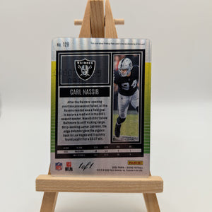 2022 Panini Score Football Carl Nassib 1/1 Raiders NFL Gridiron Card FRENLY BRICKS - Open 7 Days