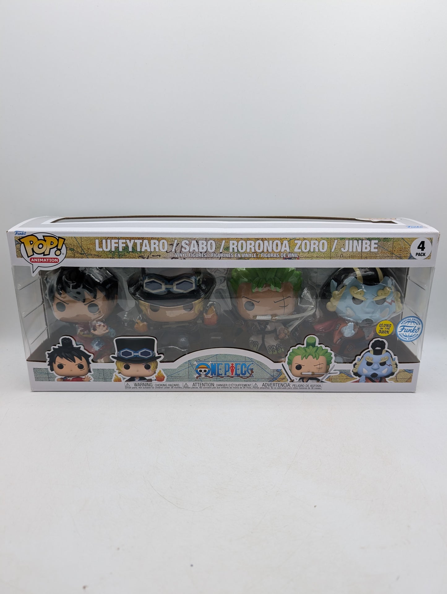 Funko POP! Animation One Piece Luffytaro Sabo Roronoa Zoro Jinbe (4pack)