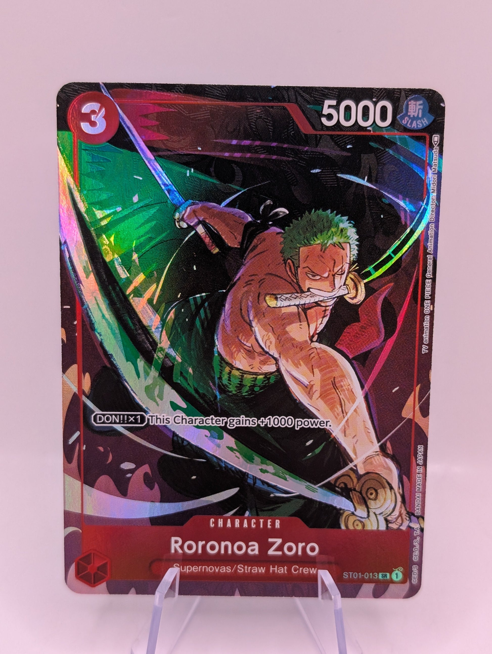 Roronoa Zoro (Gift Collection 2023) (ST01-013) [One Piece Promotion Cards] FRENLY BRICKS - Open 7 Days
