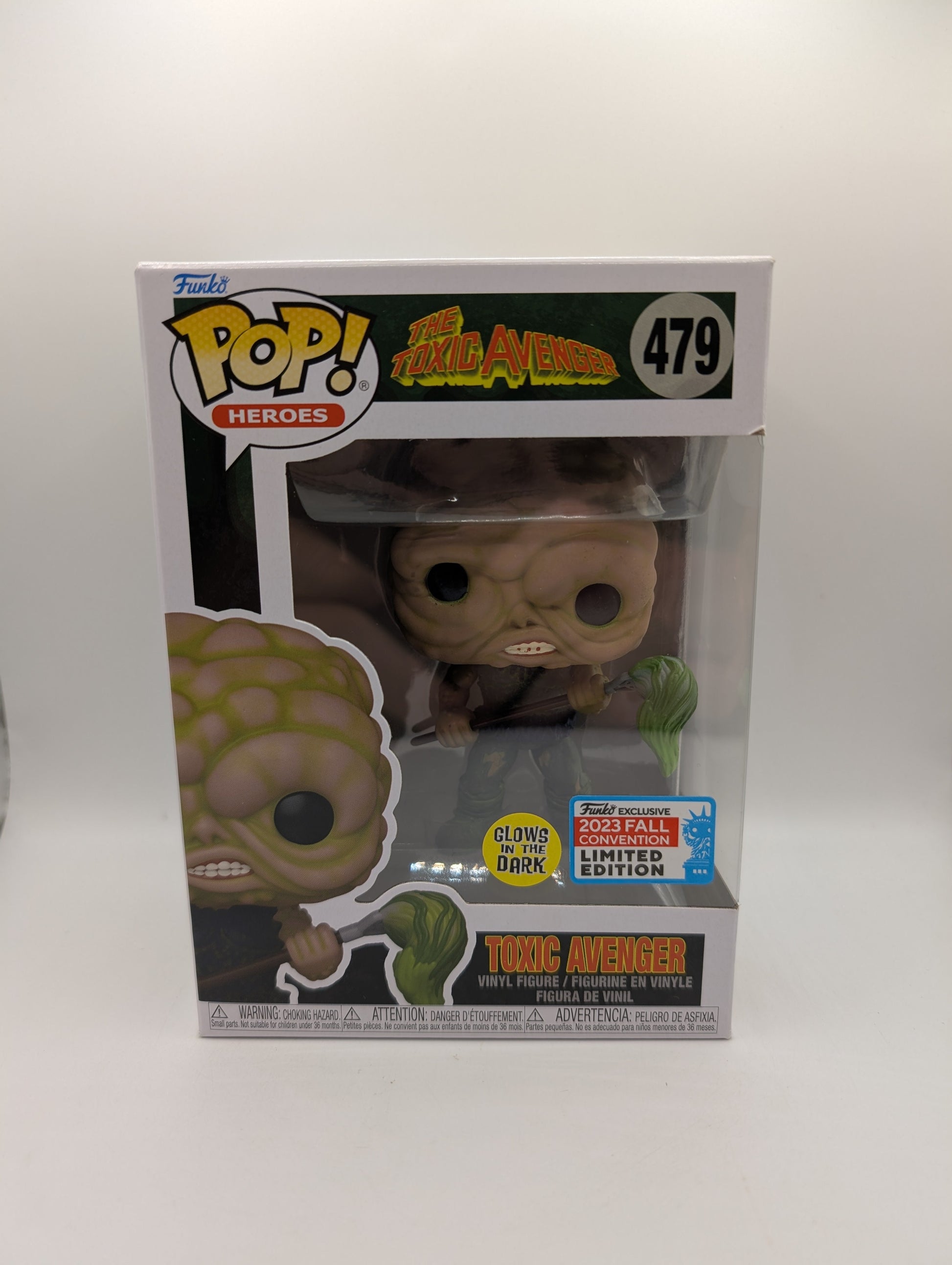Funko Pop! Heroes Vinyl Figure The Toxic Avenger 479 Glows In The Dark FRENLY BRICKS - Open 7 Days