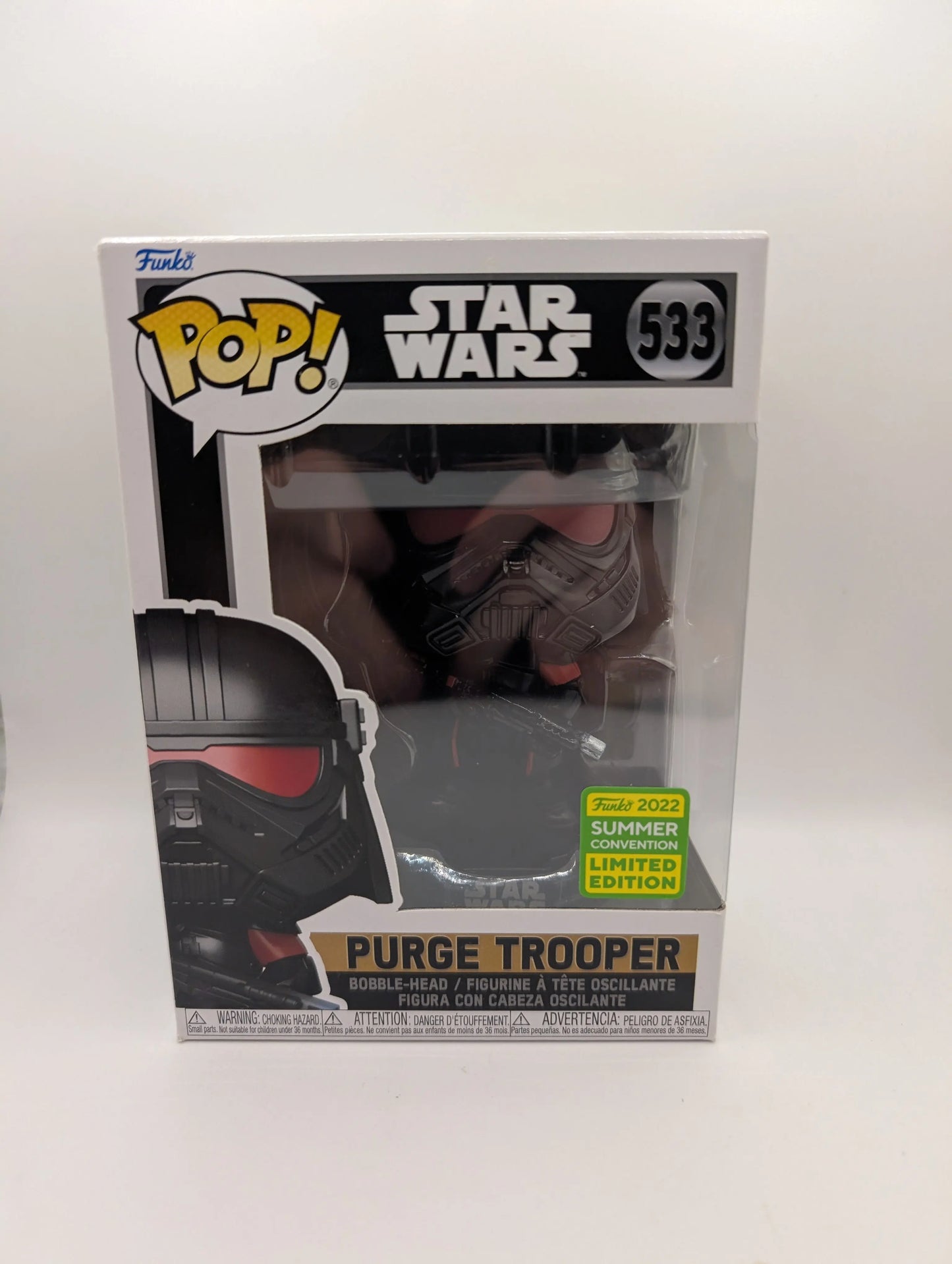 Funko Pop Star Wars #533 Purge Trooper Vinyl Figure FRENLY BRICKS - Open 7 Days