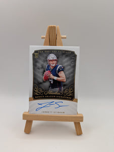 2019 Flawless Jarrett Stidham RC Shadow Signatures Gold ON CARD Auto /25 RSS-JS