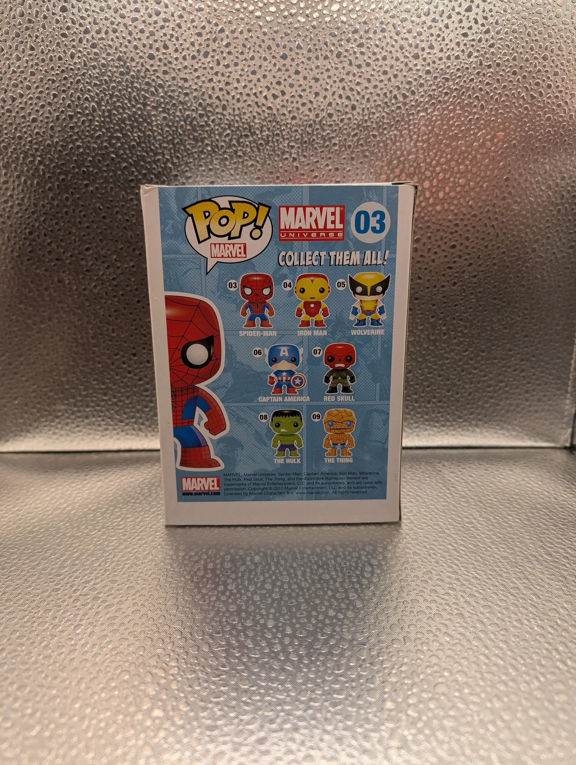 FUNKO Pop Vinyl Spider-Man #03 Miss Print FRENLY BRICKS - Open 7 Days