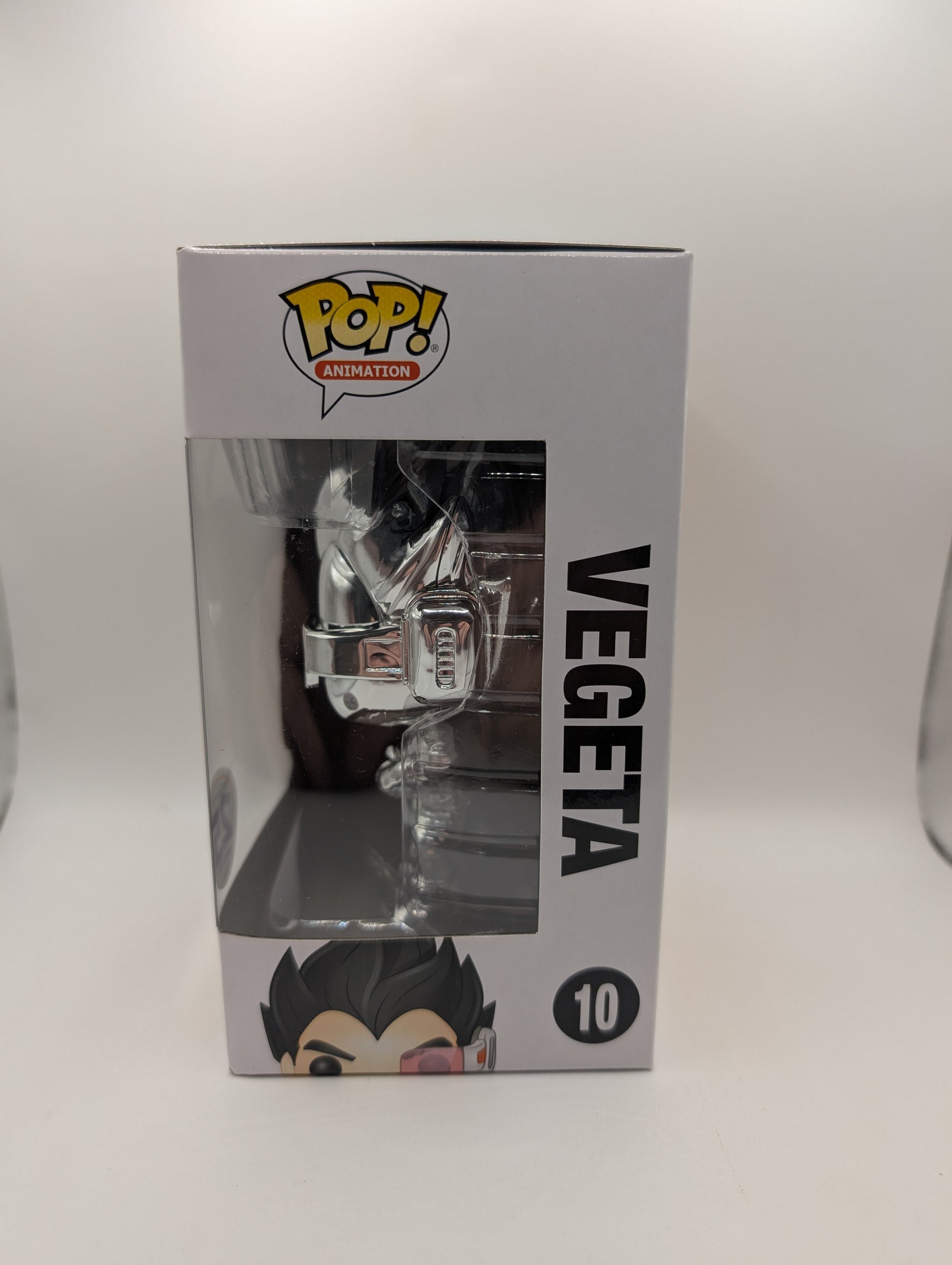 Funko Pop Dragon Ball Z Vegeta Silver Chrome Exclusive 25th #10 FRENLY BRICKS - Open 7 Days