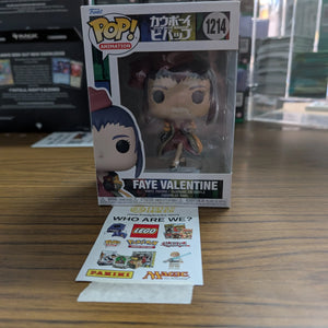 FUNKO Pop Vinyl Faye Valentine #1214 FRENLY BRICKS - Open 7 Days