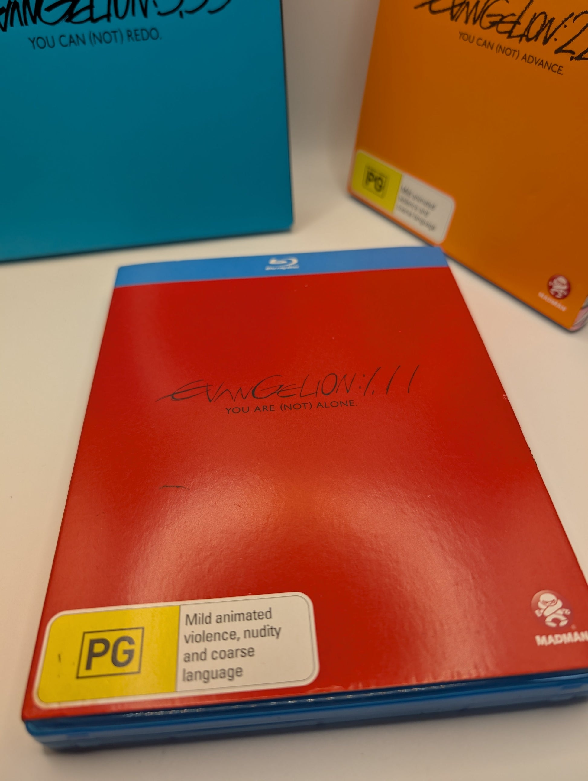 Shin EVANGELION Blu-ray 1.11 2.22 3.33 complete Set Limited Edition FRENLY BRICKS - Open 7 Days