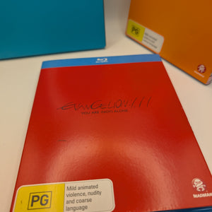 Shin EVANGELION Blu-ray 1.11 2.22 3.33 complete Set Limited Edition FRENLY BRICKS - Open 7 Days