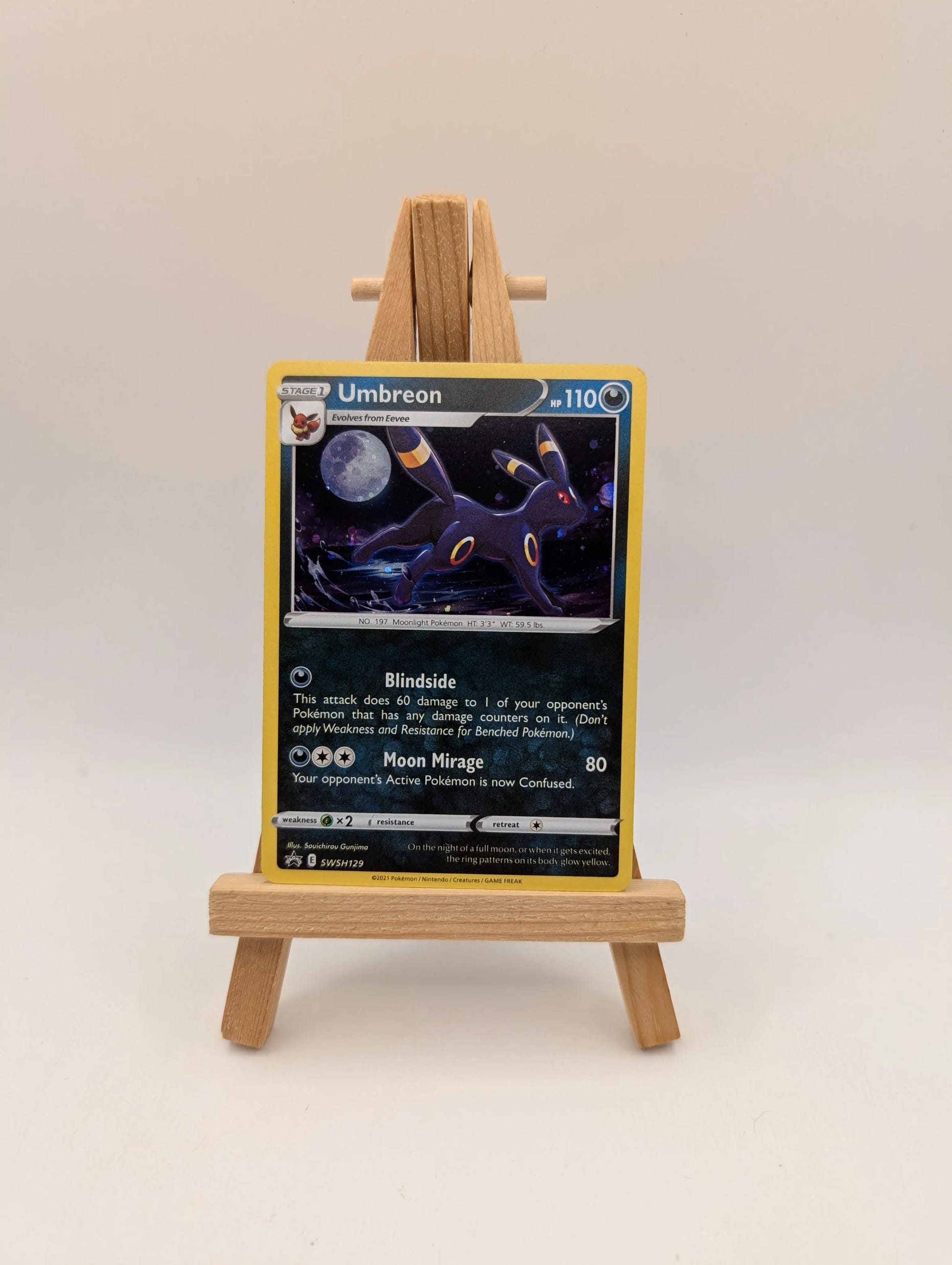 Umbreon - SWSH129 - Sword & Shield Black Star Promo - Holo - Pokémon TCG (1) FRENLY BRICKS - Open 7 Days image 1