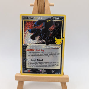 Pokemon TCG Umbreon Star 17/17 Celebrations: Classic Collection Holo FRENLY BRICKS - Open 7 Days