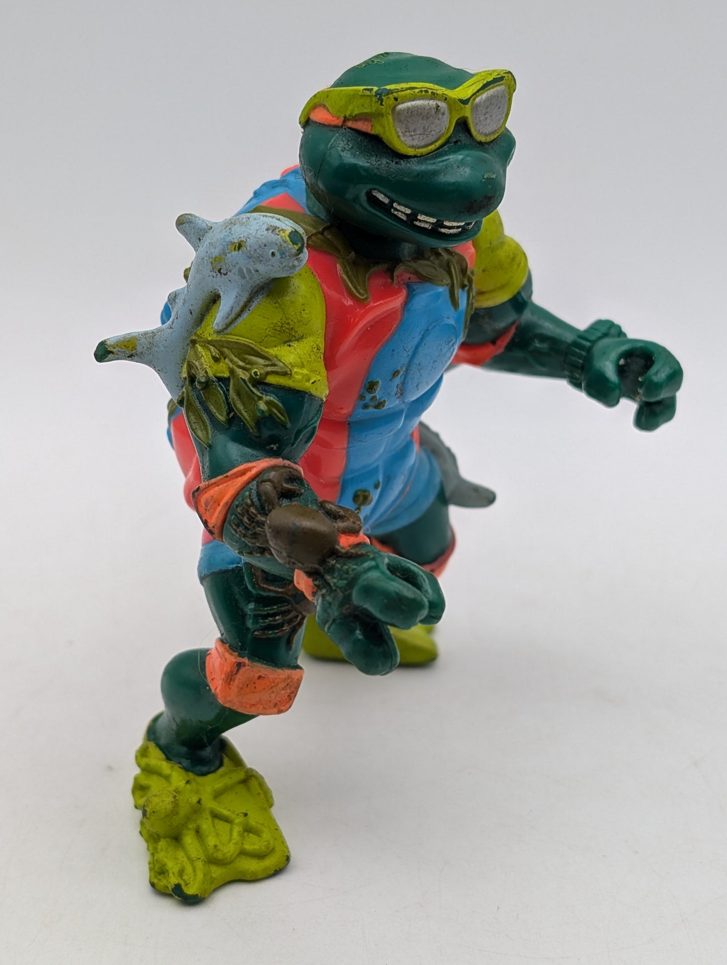 1990 Teenage Muntant Ninja Turtles Mike The Sewer Surfer Michelangelo Vintage