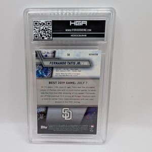 2019 Bowman's Best Fernando Tatis Jr. RC Rookie #58 Padres HGA 9 FRENLY BRICKS - Open 7 Days