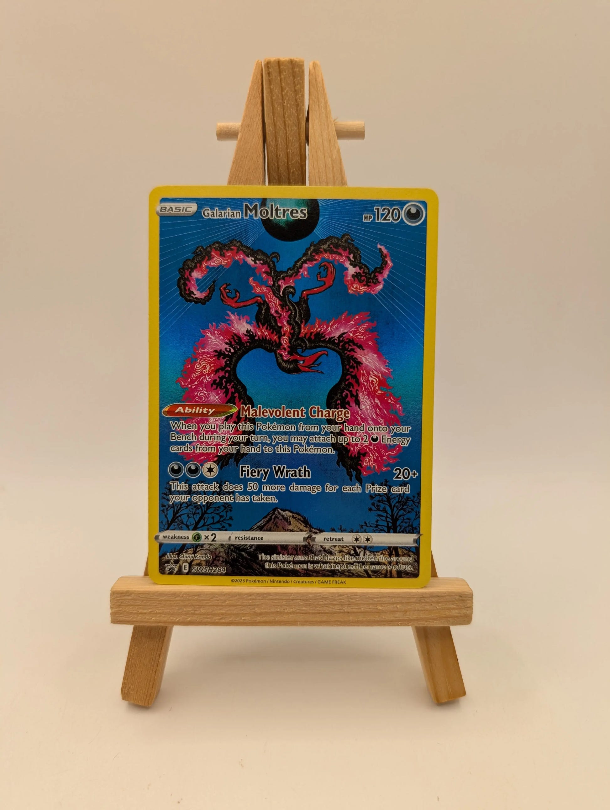 Galarian Moltres SWSH284 SWSH Black Star Promo Pokemon FRENLY BRICKS - Open 7 Days image 2