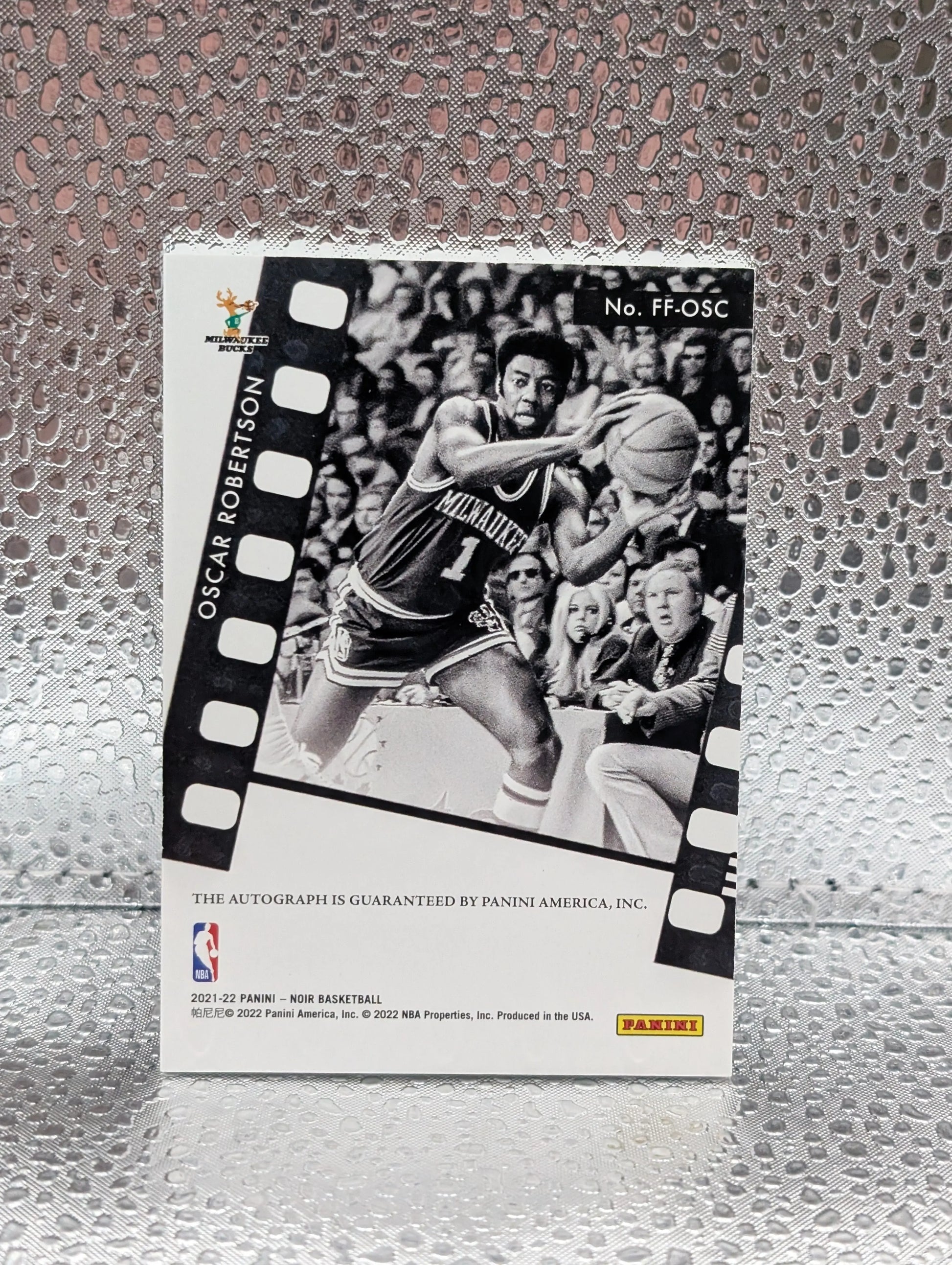 2021-22 Panini Noir Oscar Robertson Freeze Frame Signatures Auto Autograph /49 FRENLY BRICKS - Open 7 Days