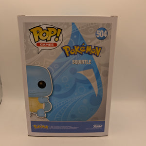 Funko Pop! Pokémon: #504 SQUIRTLE (Flocked) *VAULTED* FRENLY BRICKS - Open 7 Days