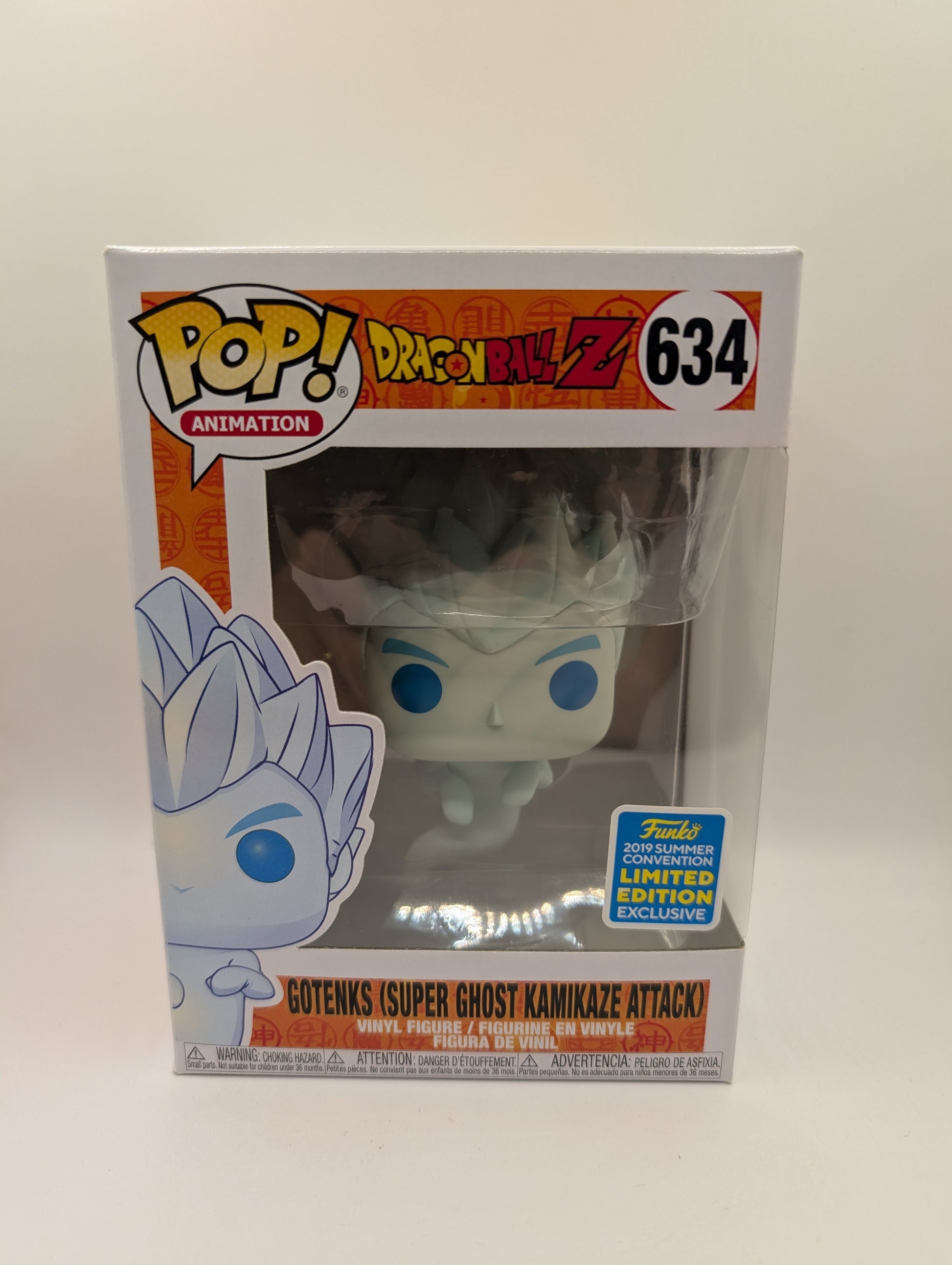 Funko Pop Gotenks Super Ghost Kamikaze Attack # 634 Dragon Ball Z SDCC 2019 FRENLY BRICKS - Open 7 Days