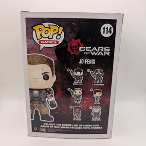 Funko Pop Vinyl! JD Fenix #114 Gears Of War Collectable Figure Vaulted Games FRENLY BRICKS - Open 7 Days