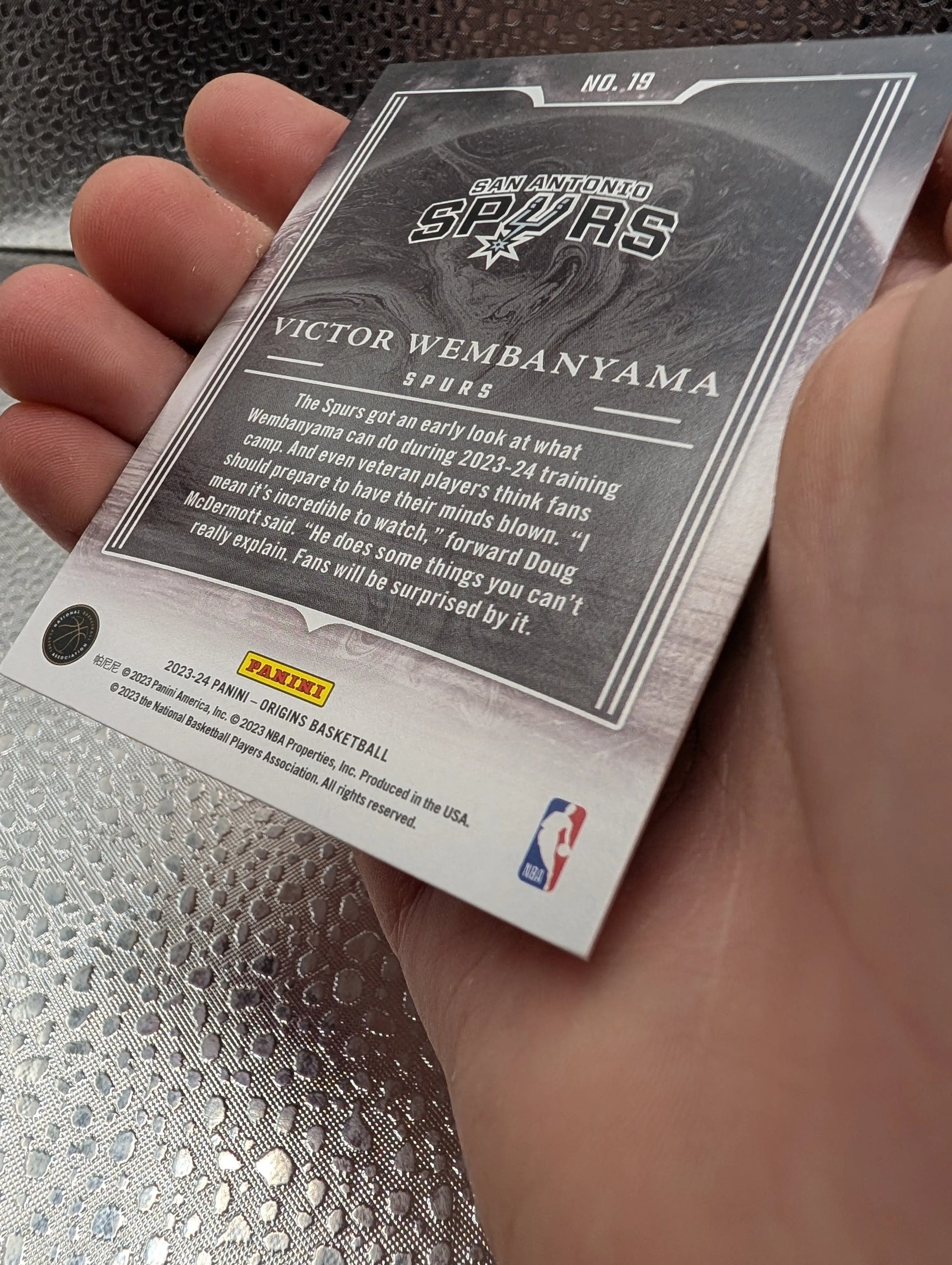 Victor Wembanyama Origins Taking The Leap RC 45/99 Panini FRENLY BRICKS - Open 7 Days