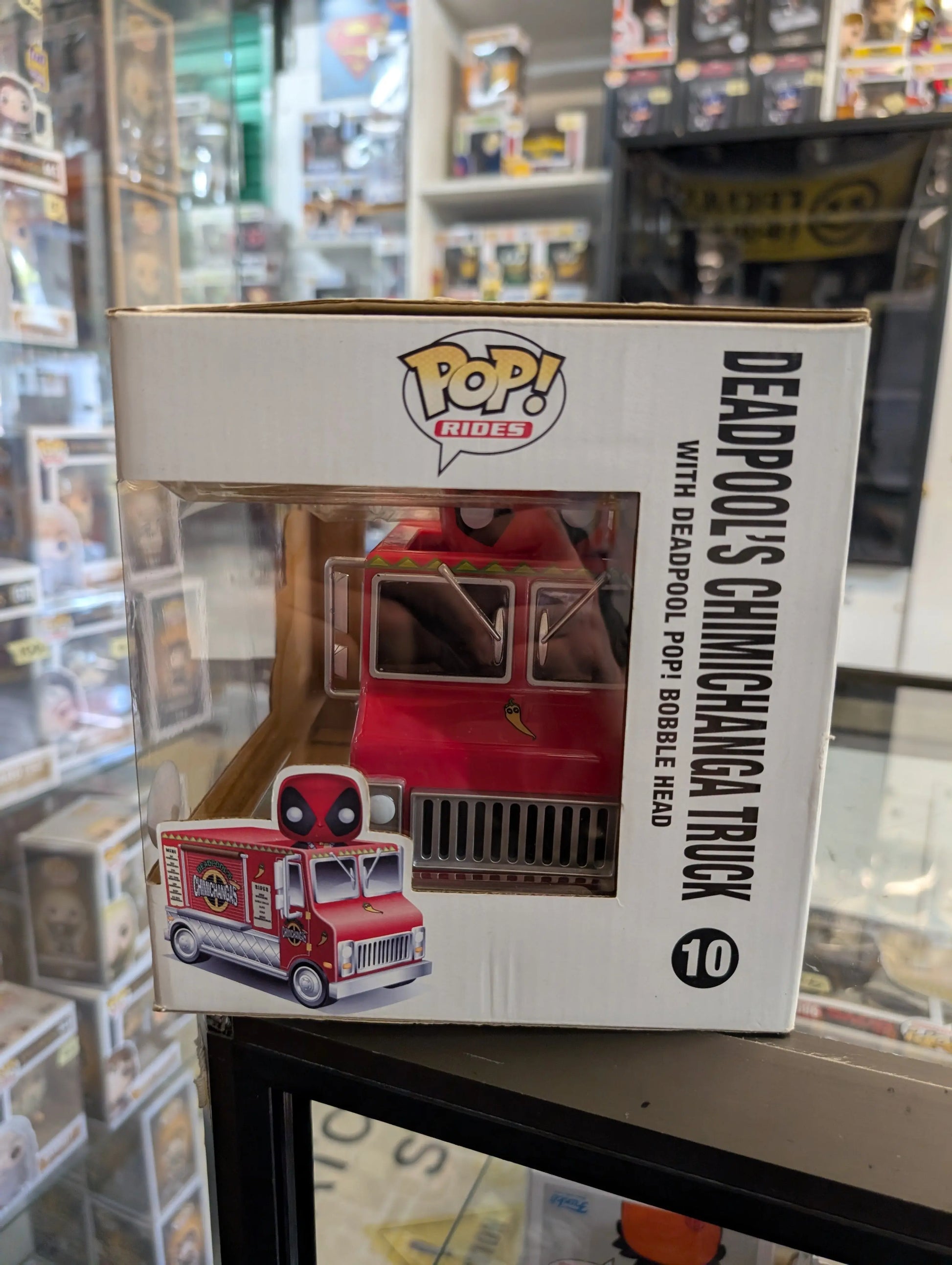 Funko Pop Rides #10 Deadpool's Chimichanga Truck 2015 NYCC Limited 3000 Pieces FRENLY BRICKS - Open 7 Days