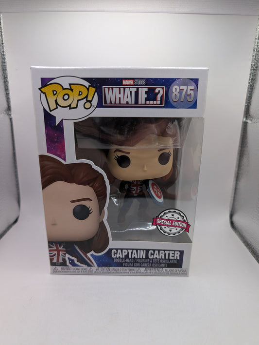 Marvel Funko Pop - Captain Carter (Fighting Pose) - What If? - No. 875 FRENLY BRICKS - Open 7 Days