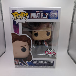 Marvel Funko Pop - Captain Carter (Fighting Pose) - What If? - No. 875 FRENLY BRICKS - Open 7 Days