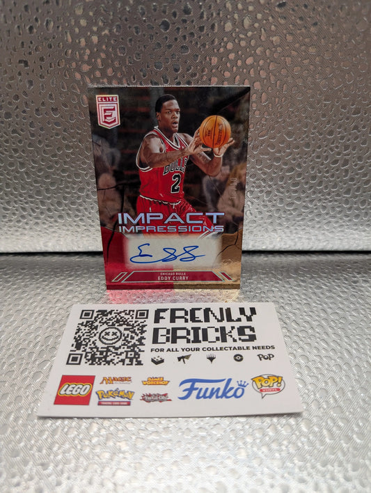 2023-24 Panini Donruss Elite Eddy Curry Auto Gold #/10 Chicago Bulls #II-EDY FRENLY BRICKS - Open 7 Days