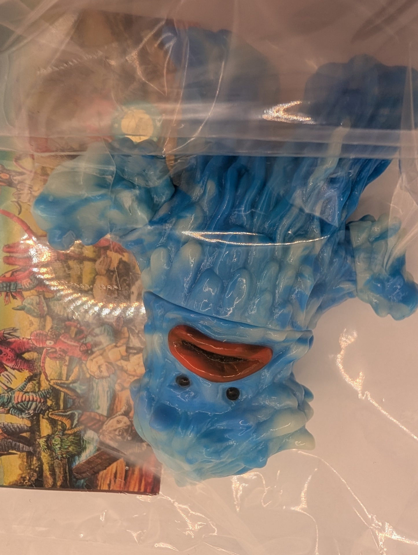 Maxtoys Ultraman Series Zazarn Sludge Kaiju Blue Limited Luminous Sofubi Figure FRENLY BRICKS - Open 7 Days