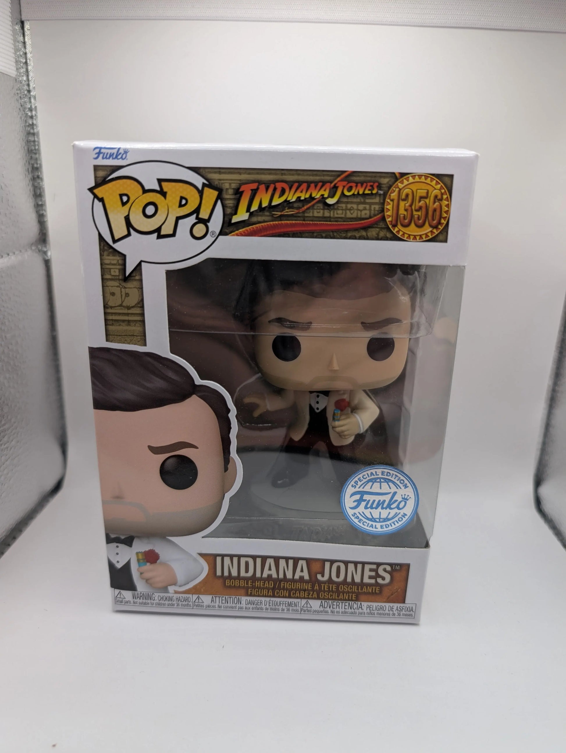 Funko POP! Vinyl Figure - Indiana Jones in Tuxedo (White Suit) - No. 1356 FRENLY BRICKS - Open 7 Days