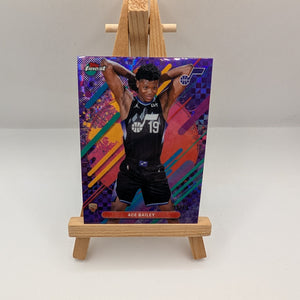 2025-26 Topps Finest Ace Bailey #205 Rare Purple X-Fractor Rookie RC Jazz /75 FRENLY BRICKS - Open 7 Days