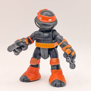 TMNT  Half Shell Heroes Hero Figure Mike 2016 Stealth Black imaginext 2.5 FRENLY BRICKS - Open 7 Days