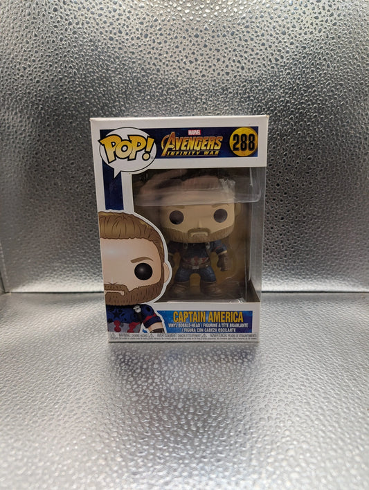 FUNKO Pop Vinyl Captain America Marvel #288 FRENLY BRICKS - Open 7 Days
